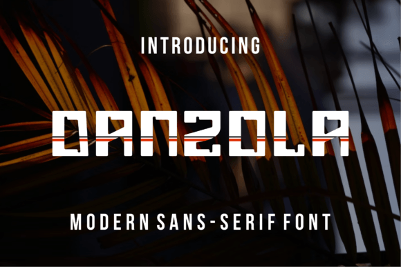 Danzola: A Modern Sans Serif Font for Confident Digital Branding
