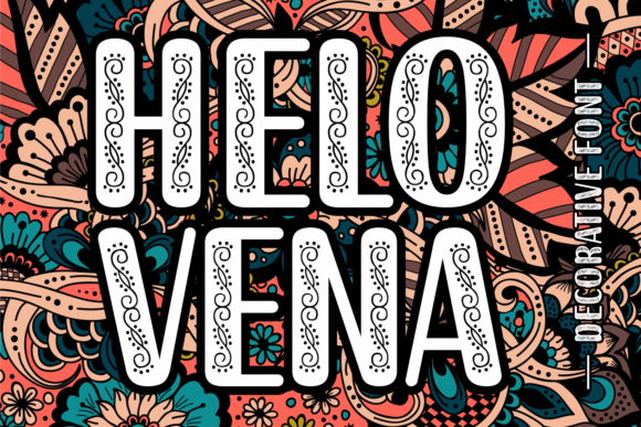 Discover the Beauty of Helo Vena: A Decorative Font for Creative Crafters