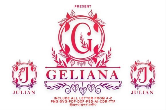 Geliana Monogram: A Decorative Typeface That Elevates Brand Warmth