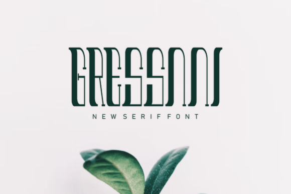 Gressnni: A Serif Font That Elevates Handmade Charm