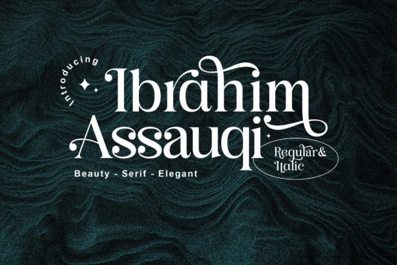 Ibrahim Assauqi: An Elegant Serif Font for Meaningful Moments