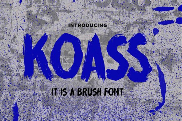 Koass: A Naturally Styled Display Font for Editorial Design