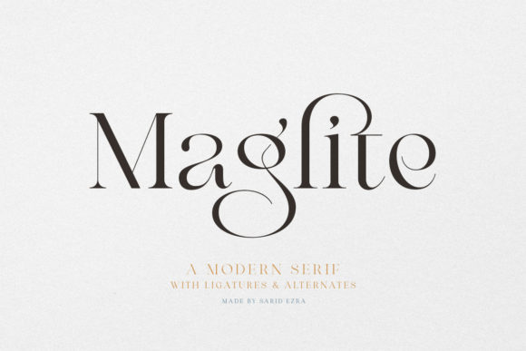 Maglite: A Serif Font That Makes Your Brand Feel Thoughtful & Trusted