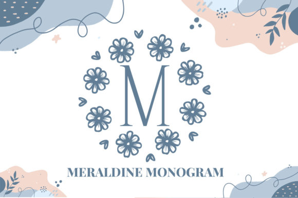Meraldine Monogram: A Font for Campaigns That Speak with Style