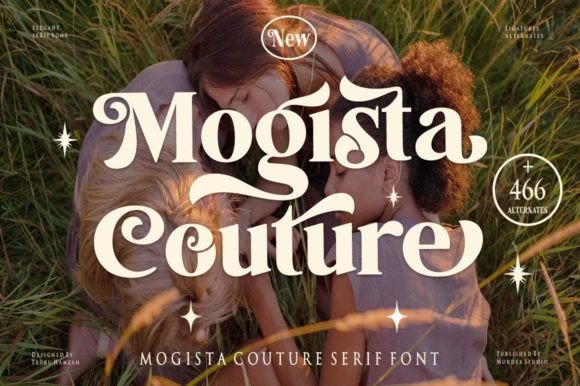 Mogista Couture: A Vintage Serif Font That Elevates Real Small Business Branding