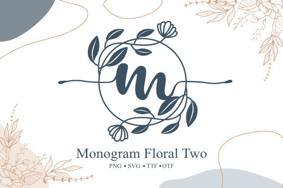 Monogram Floral Two: A Decorative Font That Elevates Campaign Visuals