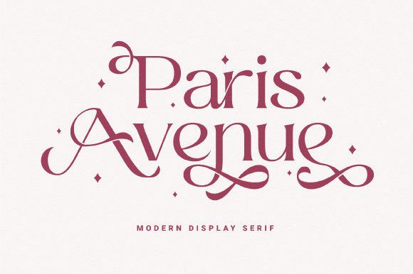 Paris Avenue: A Serif Font for Luxury Branding