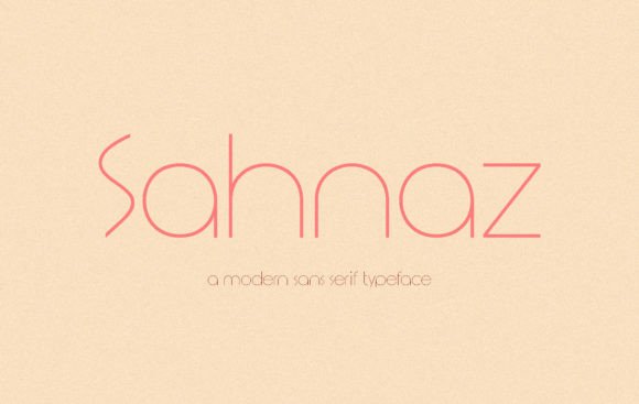 Sahnaz: A Luxe Sans Serif Font for Editorial Design