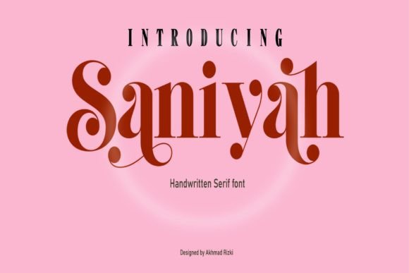 Saniyah: A Serif That Speaks With Quiet Authority