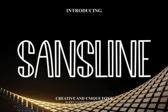 Sansline: A Display Font for Editorial Elegance