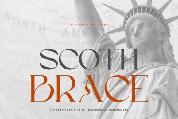 Scoth Brace: A Refined Serif Font for Editorial Design