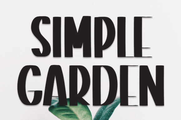 Simple Garden: A Serif Font That Makes Your Campaign Stand Out
