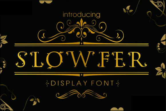 Slowfer: A Serif Font for Elegant Digital Branding