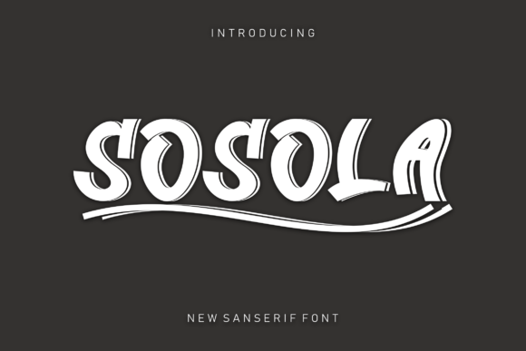 Sosola: A Refined Sans Serif for Real Work