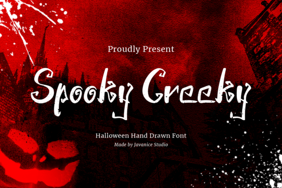 Spooky Creeky: A Halloween Slab Serif Font for Digital Branding