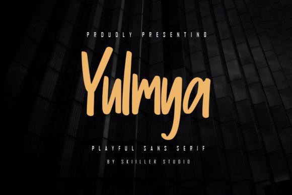 Yulmya Sans Serif Font for Small Business Branding
